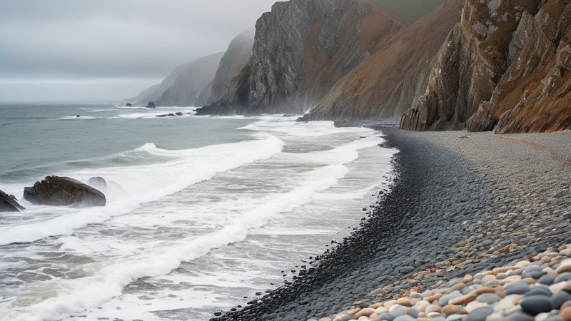Steep Shingle Beach